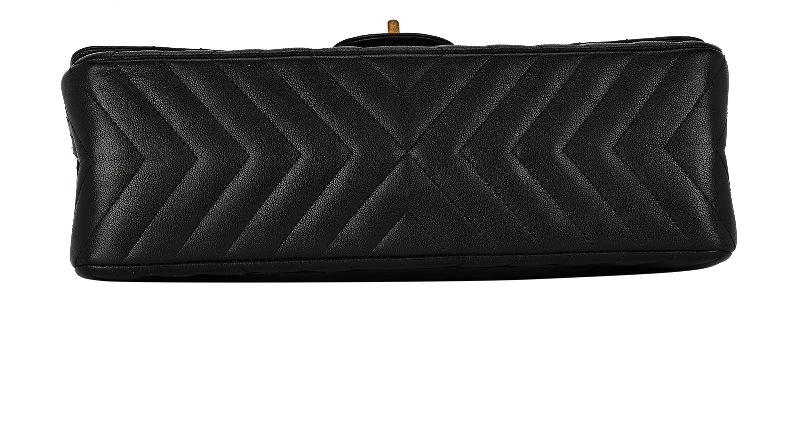 Medium 2.55 Chevron, &pound;4,100, Handbags, Black, Leather, Top view